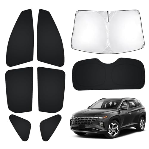T Tgbros Window Sunshade For Jeep Cherokee 2014-2023 Windshield Side Rear Window Full Set Car Privacy Sun Shades Custom Fit Fold