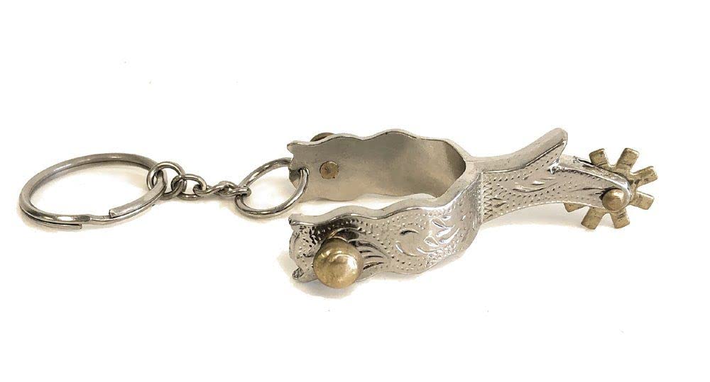 Horse Bit Key Chain Western Novelty Equine Gift O Ring Snaffle