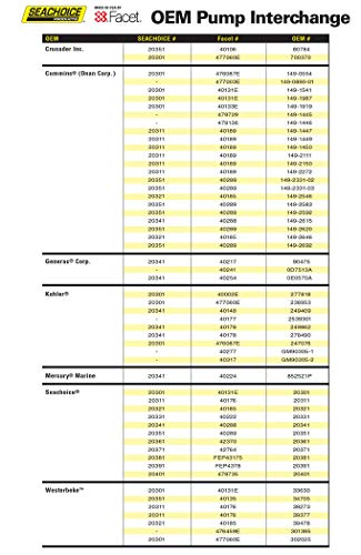 Seachoice Dura-Lift Electronic Fuel Pump, Solid State Construction, 120 In. Lift, 11.5-9 Psi, 33 Gph