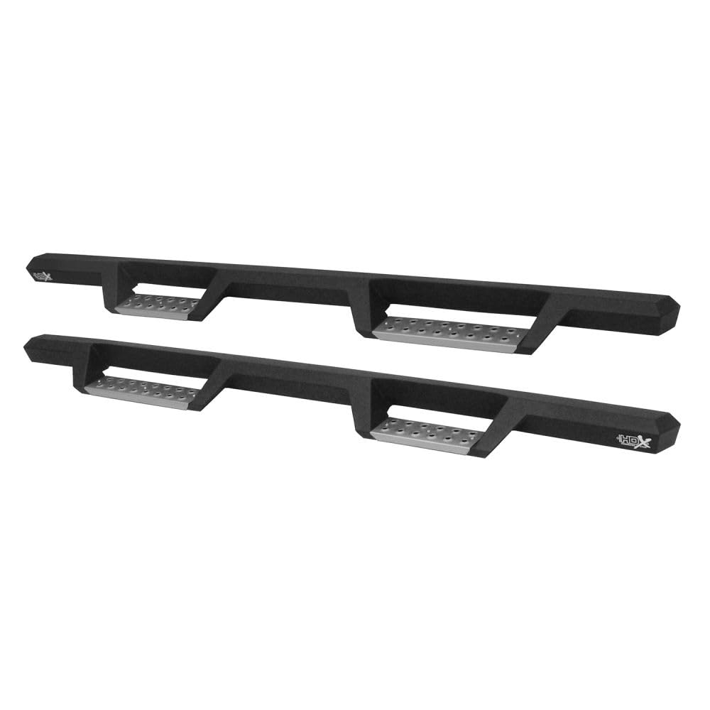 Westin 56-113352 Hdx Stainless Drop Nerf Step Bars Fits 1999-2016 F-250 F-350 F-450 F-550 Super Duty Crew Cab Textured Black 1 Pair