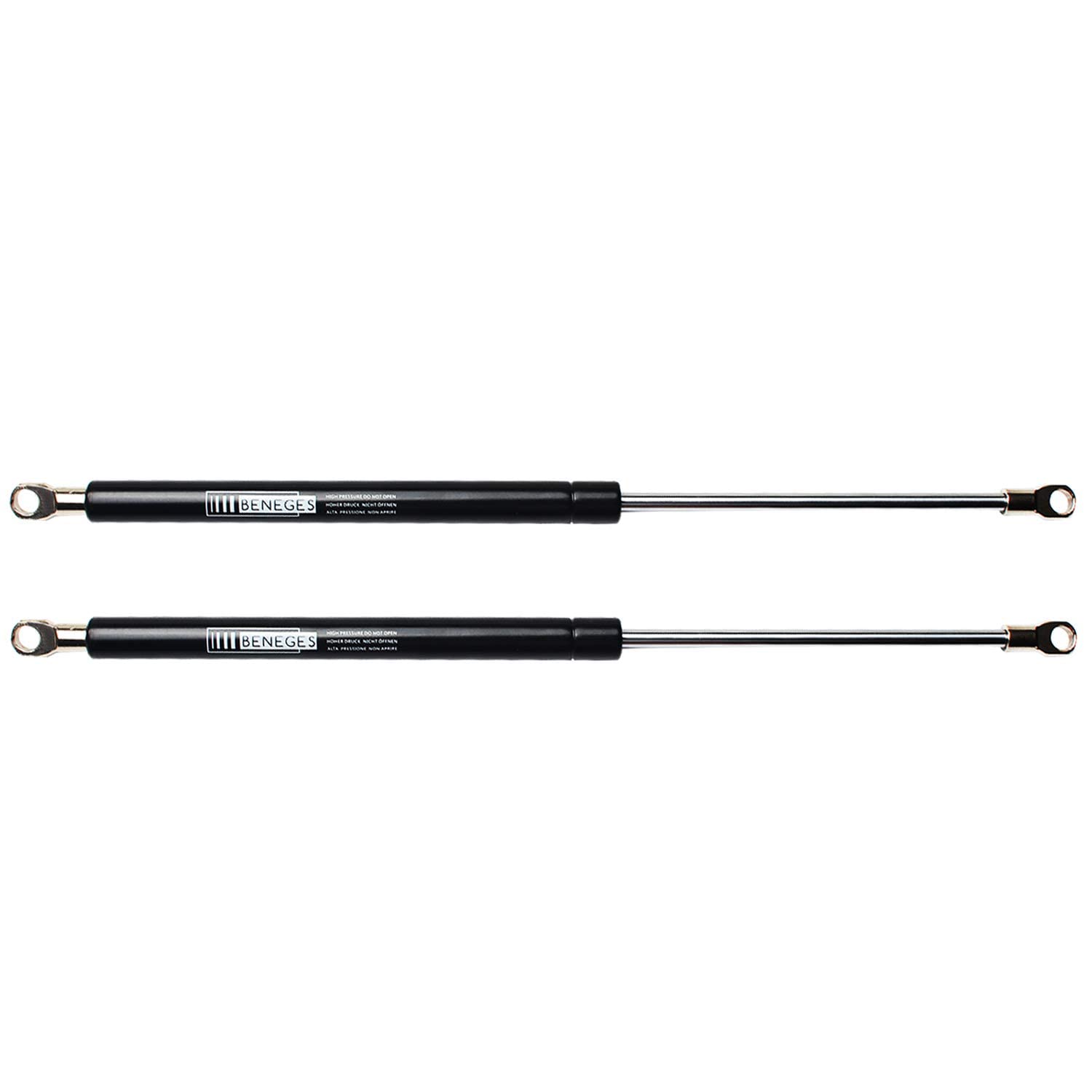 Beneges 2Pcs Universal Gas Charged Lift Supports Spring Struts Shocks Dampers Force 70 Lbs/311 N Per Prop, Force Per Set 140 Lbs