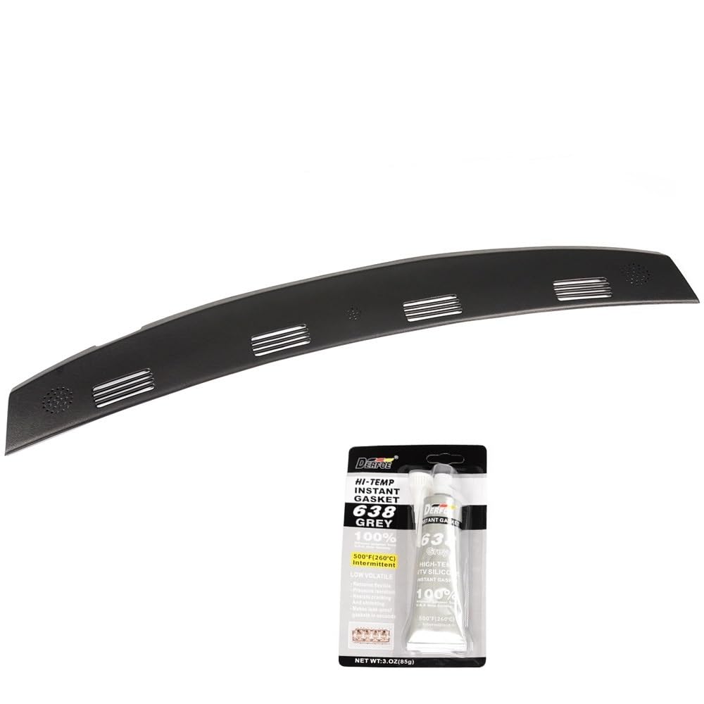 PIT66 Dash Cover Compatible with 2003 2004 2005 Dodge Ram 1500 2500 3500 Dashboard Cover Black
