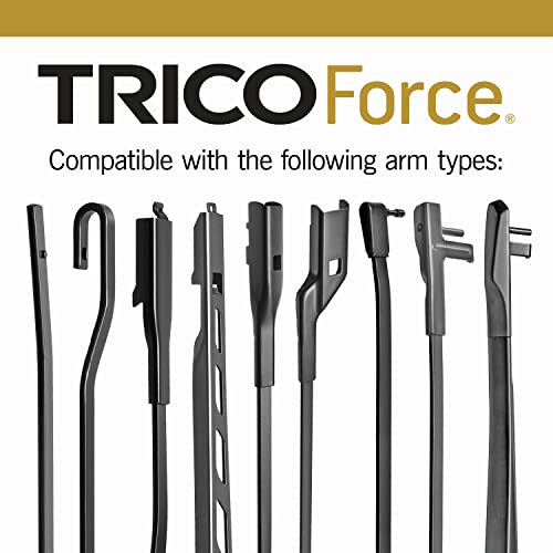 TRICO Force Wiper Blade 26 - Fits Honda, Toyota, Nissan, Hyundai, Dodge, Kia, Ford, Acura, Lexus, Subaru, Chevrolet - Pack of 1