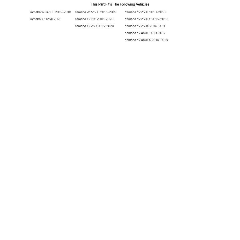 Acerbis Front Fender - White - Yamaha Yz 250/450F --2171740002