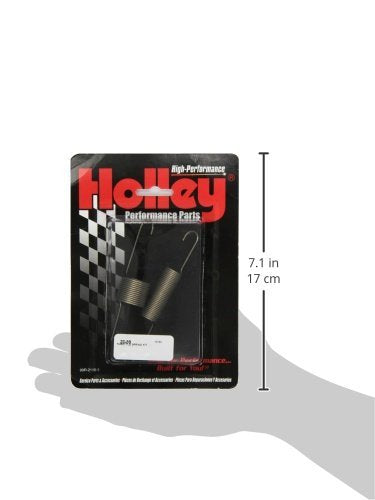 Holley 20-89 Chrome Throttle Return Spring - Pack Of 2