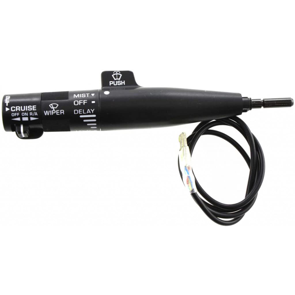 For Chevy G30/S10 Blazer 1990 1991 Combination Switch | Black | w/Cruise Control | 4-Wire | Replacement For 25111262