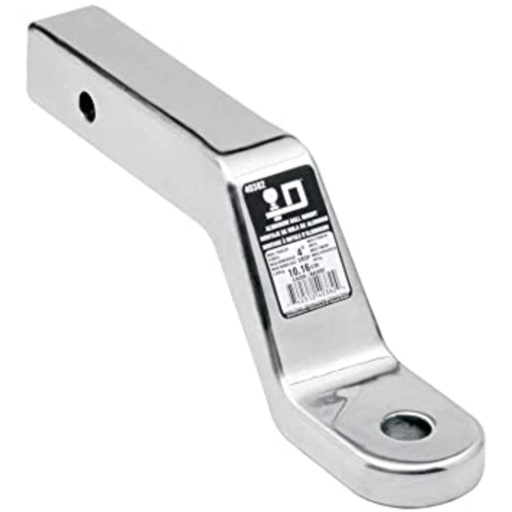 Draw-Tite 40382 10-5/8&quot; Aluminum Ball Mount (8000 lbs. GTW/1&quot; Ball Hole/3&quot; Rise/4&quot; Drop)