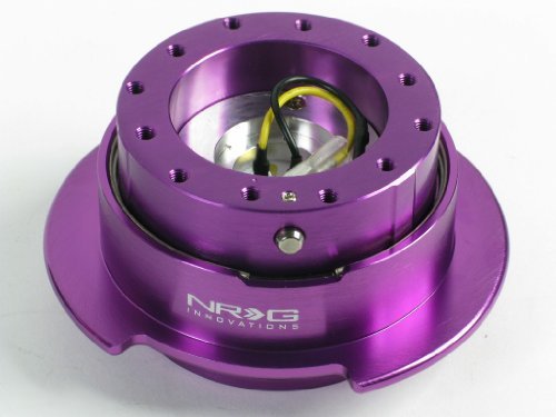 NRG SRK-250PP Gen 2.5 Steering Wheel Quick Release Kit - Purple