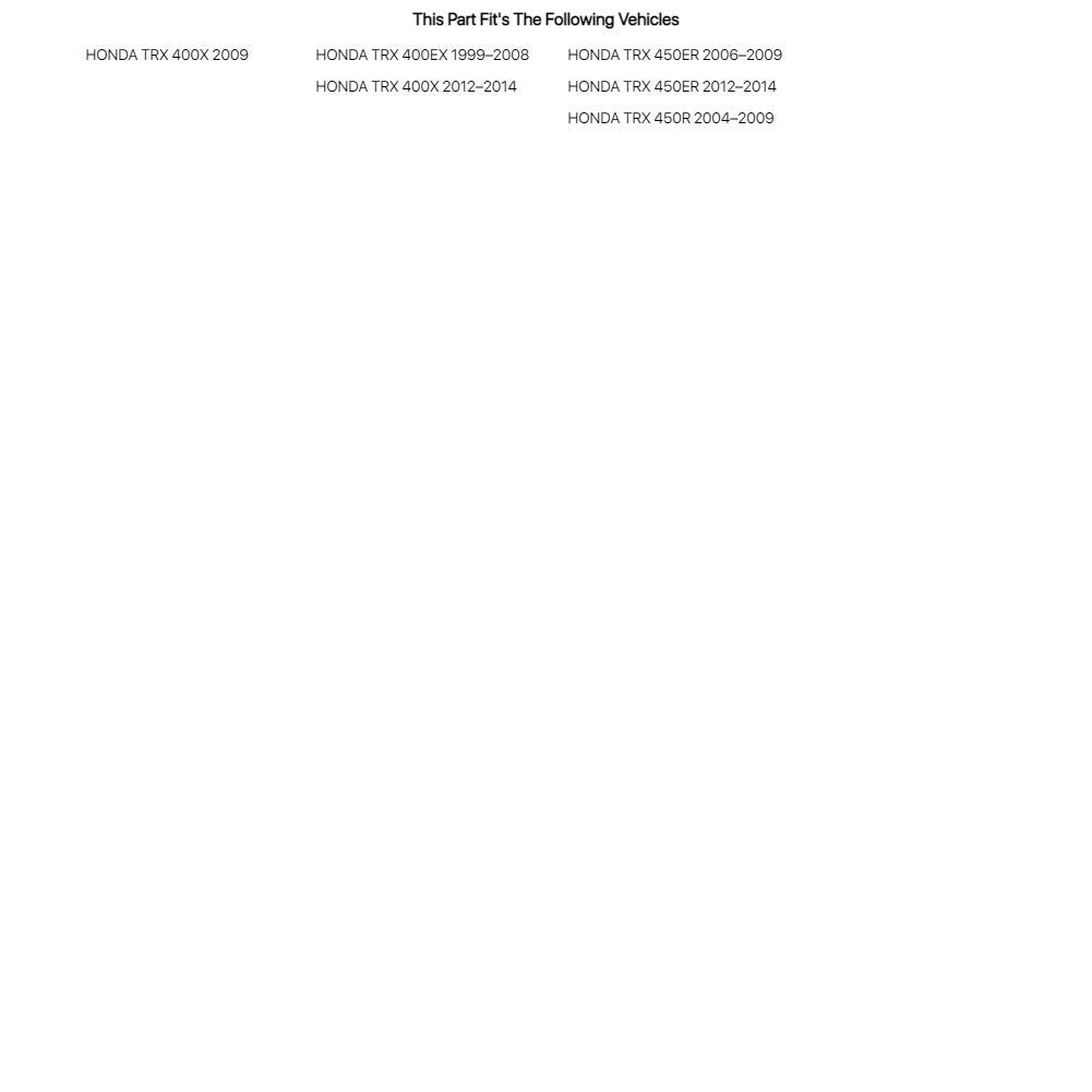 Modquad Double Locking Axle Nut For Honda Trx 400Ex 450R