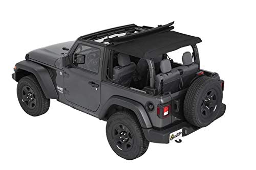 Bestop Trektop Soft Top For The 2-Door Jeep Wrangler Jl (2018-Current) In Black Twill