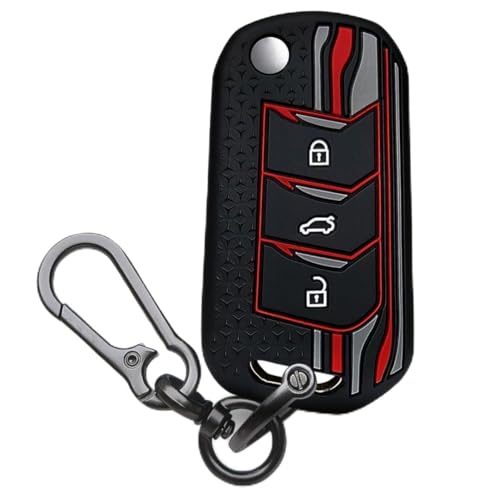 Keycept Tristar Silicone Key Cover For Mahindra Scorpio N, 3Xo, Xuv 300, Marazzo, Xuv 700, 400, Bolero, Thar Roxx, Tuv 300, Ev 3