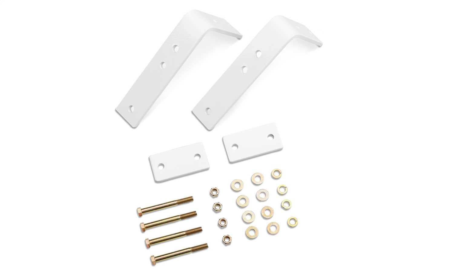 Backrack Realtruck Light Bar Brackets | White, Pair | 91006W | Universal W Frame'S