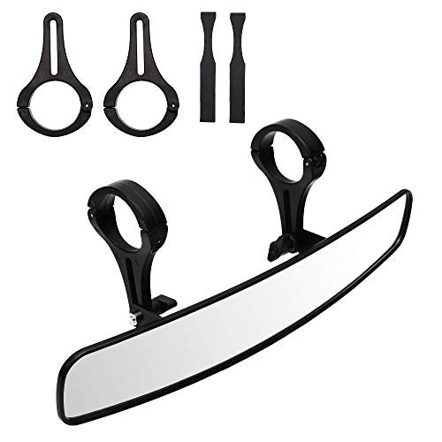 Betooll 16.5'' Wide Rear View Race Mirror Convex Mirror With 1.75''-2 Clamp For Utv Compatible With Yamaha,Polaris,Kawasaki Mule