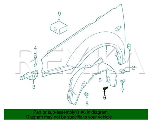 Rexka 15Pcs M5-2.12 X 19Mm T25 Torx Fender Liner Splash Guard Under Cover License Bracket Truss Head Tapping Screw Bolt Compatible With Vw Audi Porsche N90892001 N90775001