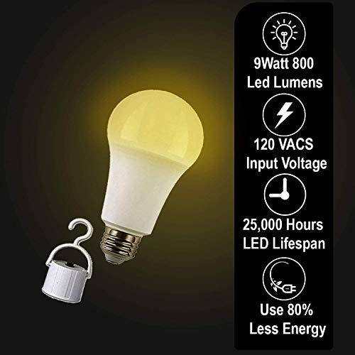 Laborate Lighting Rechargeable Led Light Bulbs With Battery Backup, Emergency Led Bulb, Pack Of 6, Led 60 Watt Bulb