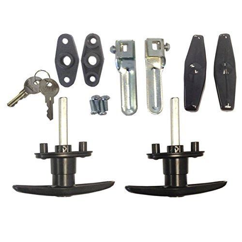 Bauer T-Handle Lock, Complete Set Of Two (One Clockwise And One Counterclockwise) | Keyed K127