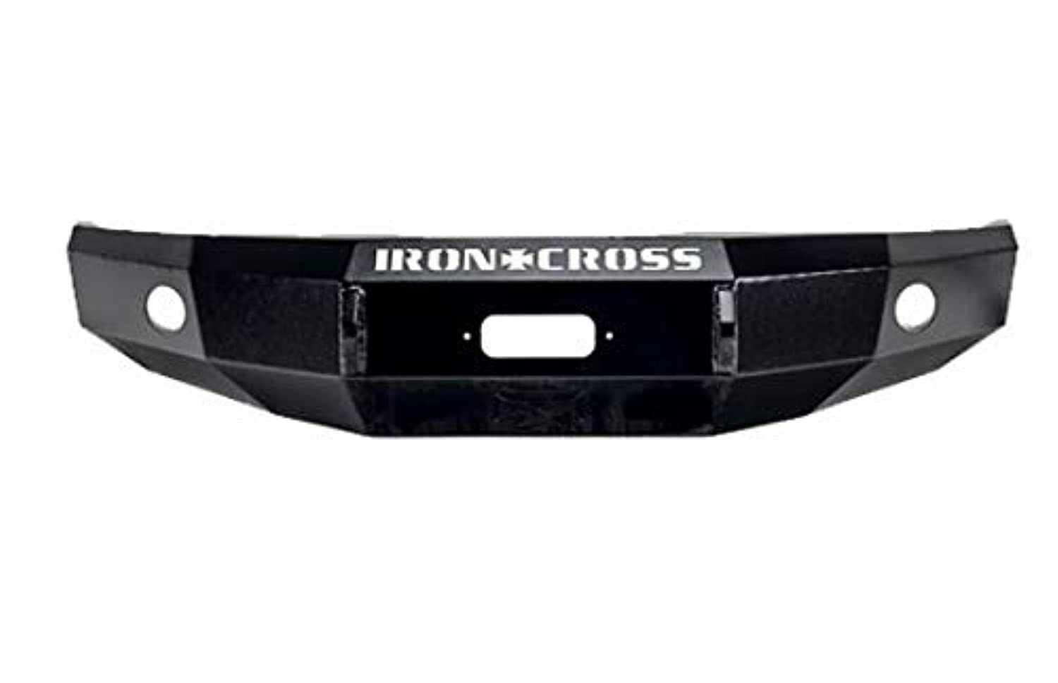 Iron Cross Automotive Front Bumper for Chevrolet Silverado 3500 HD, Alloy Steel, Black, Model 20-525-20
