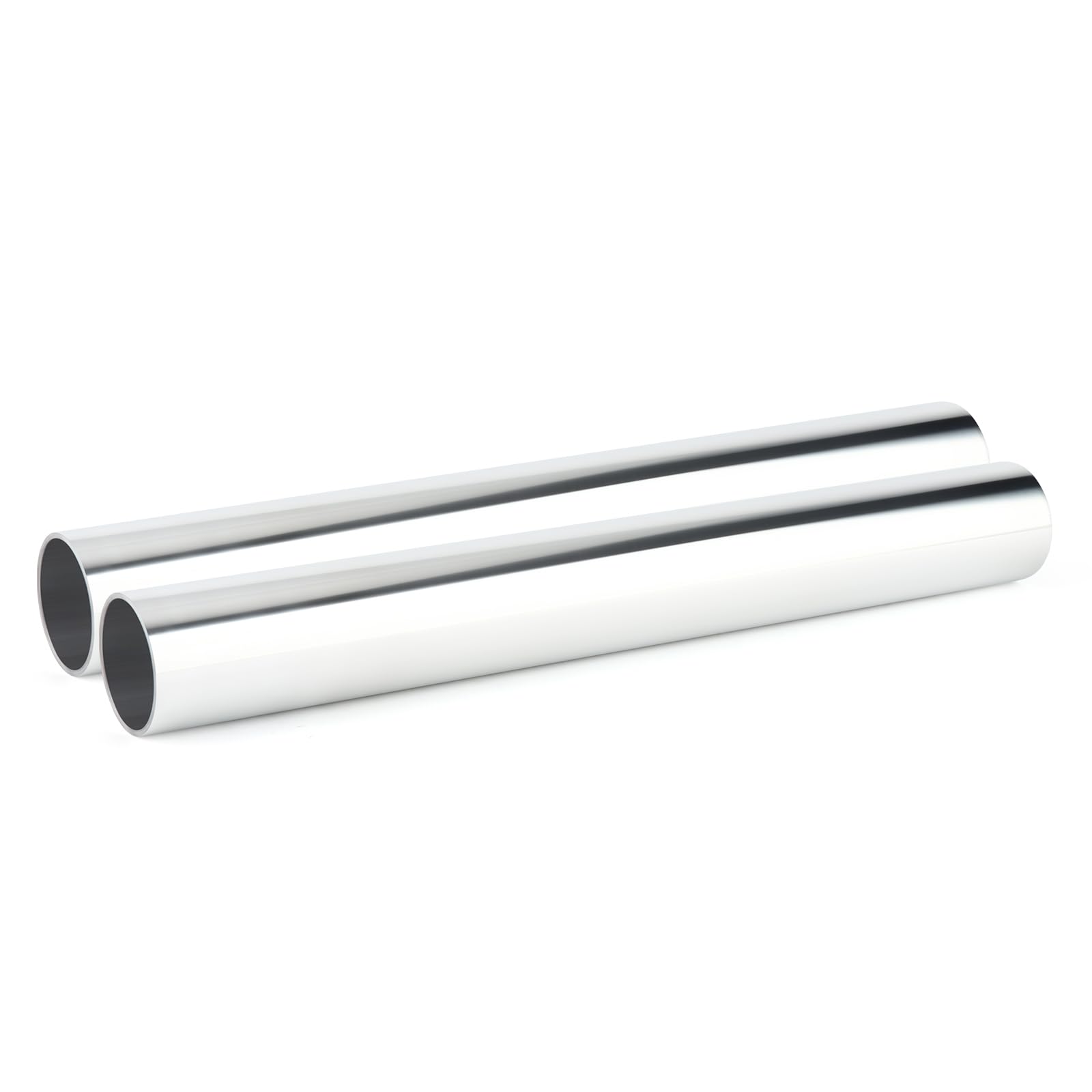 Gasher 2Pcs Aluminum Alloy Tube 2.25''Od Length 12   (300Mm) Intercooler Pipe For Intake And Cooling Systems