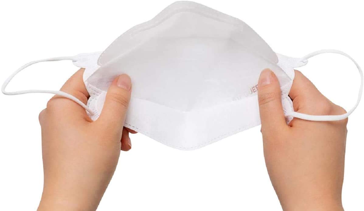 [20 Pack] Authentic [Air Queen] 3-Layers Nano-Filter Face Safety Mask For Adult [Individually Packaged] [Made In South Korea]
