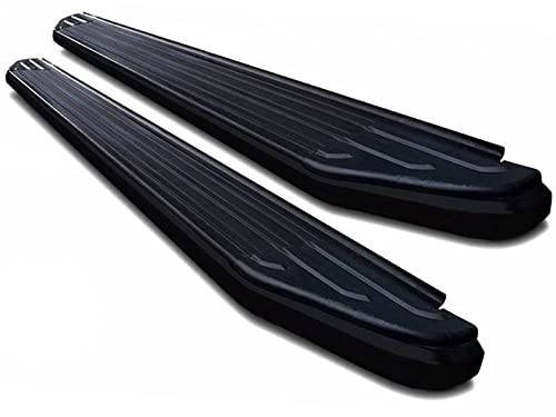 Black Horse Off Road Peerless Running Boards Black Compatible With 2020-2023 Gmc Sierra/Silverado 2500/3500 Hd|2019-2023 Gmc Sierra 1500|2019-2023 Chevrolet Silverado 1500-Pr-G479Bk