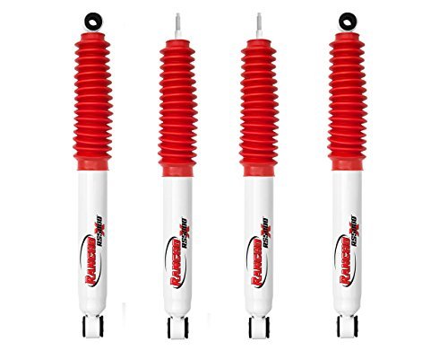 Rancho RS5000X Gas Shocks Set for 07-18 Jeep Wrangler 4WD RWD w/4-6 lift JK