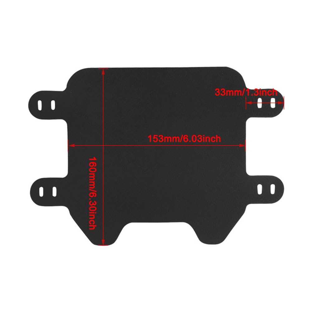 JXMOTONG Sur Ron Front Number Plate Electric Bike-Number Plate Motorcycle Plate ABS Plastic Replacement for SurRon/Light Bee/Sur