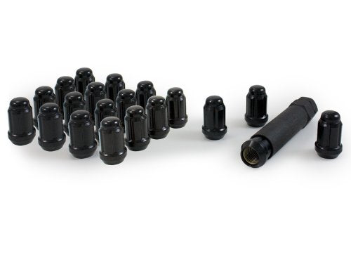 Gorilla Automotive 21133Bc Small Diameter Acorn Black 5 Lug Kit (12Mm X 1.50 Thr