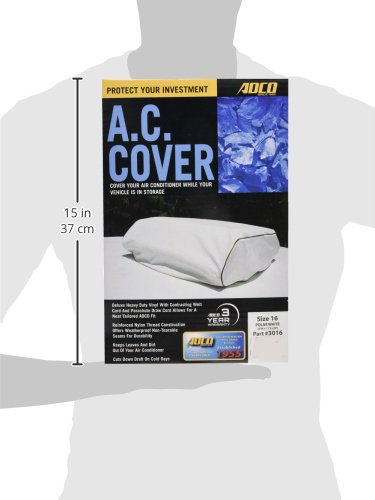 Adco 3016 White Size 16 Rv Air Conditioner Cover