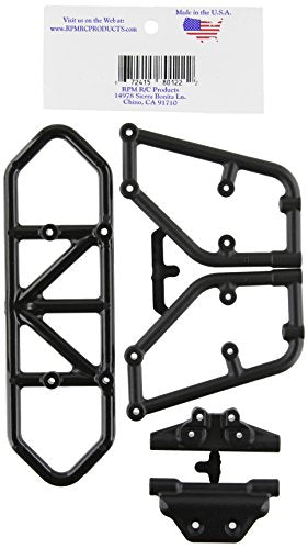 Rpm 80122 Rear Bumper Black Slash 4X4 Black