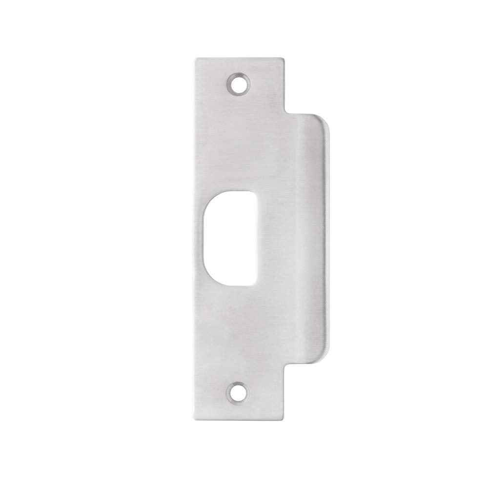 BRINKS Commercial - Replacement Door ASA Strike Plate, Satin Chrome Finish - Rei WBHDWB0912VGN69