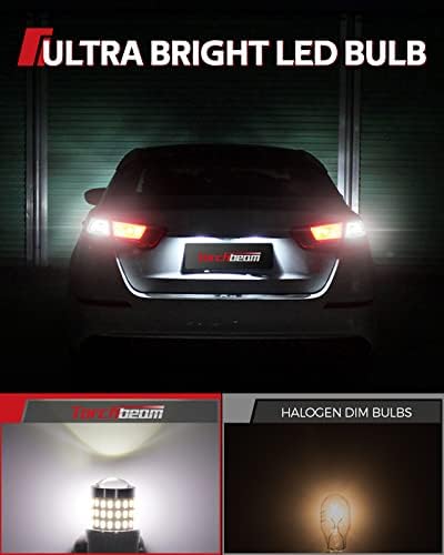 Torchbeam 3157 Led Bulbs For Reverse Lights, Super Bright 3156 4157 3056 3057 4057 3457 Car Led Bulbs, 3000 Lumens 6000K Backup