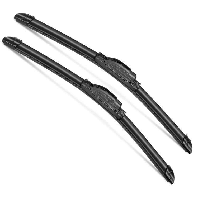 Sctioansn Oem Quality 26' + 17' Premium All-Seasons Auto Windshield Wiper Blades J-Hook(Set Of 2)