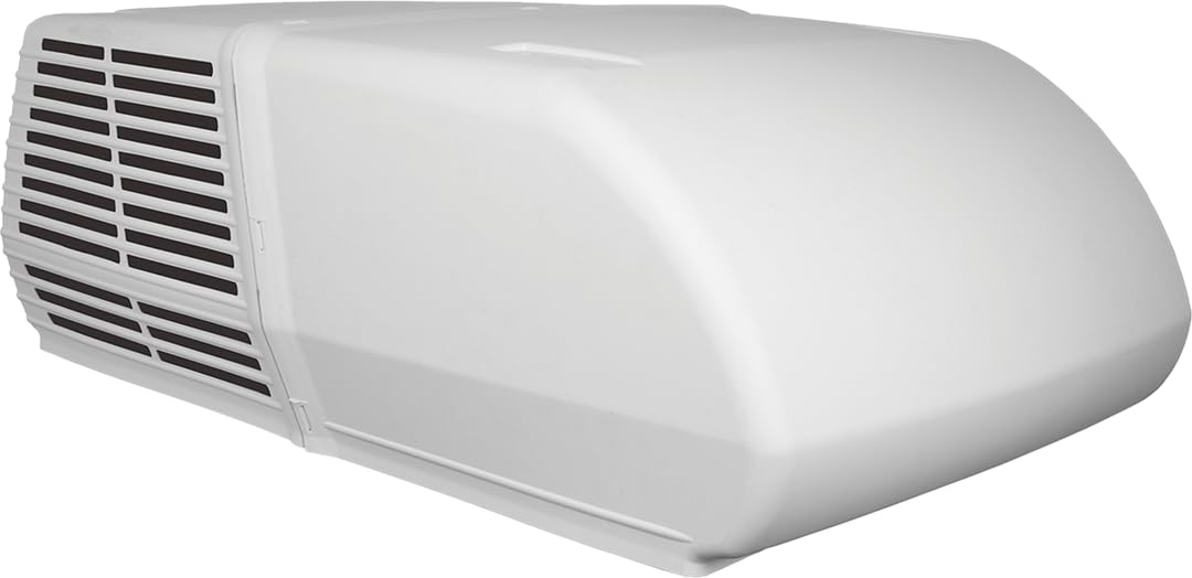 Coleman-Mach 48203-065 Mach 3 Plus, 13,500 Btu A/C, Polished White, Wood Skid