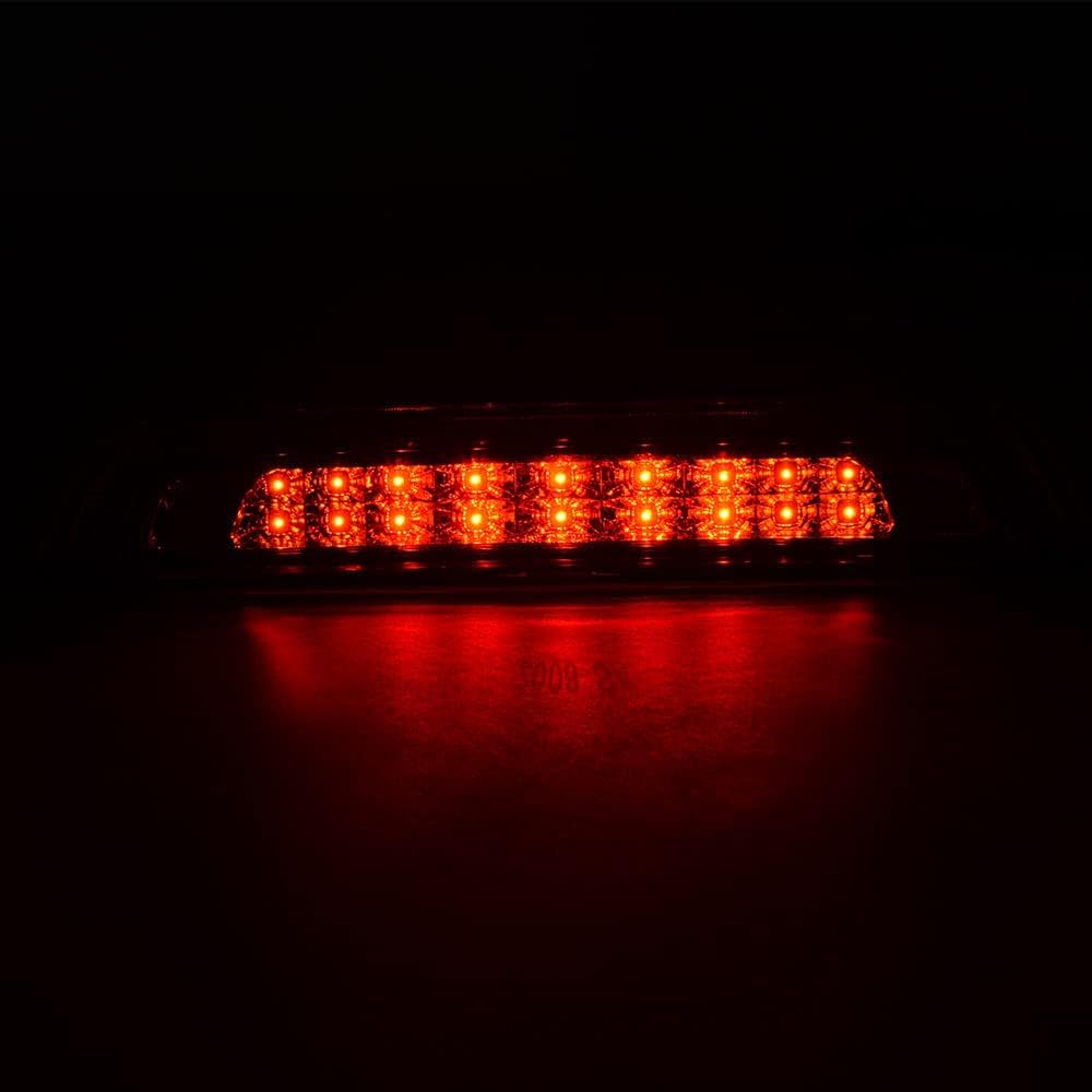 Cheda Third 3D Brake Lights, Compatible With 2007-2016 Toyota Tundra V8, Led Bar Tail Cargo Lamp, Clear Lens Black Housing,81570