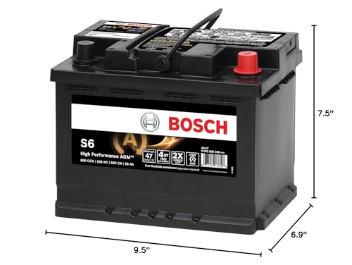 Bosch S6-47 Vehicle Battery Bosch High Performance Starter Battery