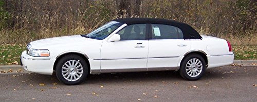 QMI Fender Trim for Lincoln Town Car - Mirror Polished Stainless Steel, 2" Wide, Set of 4, Chrome, Model 482003