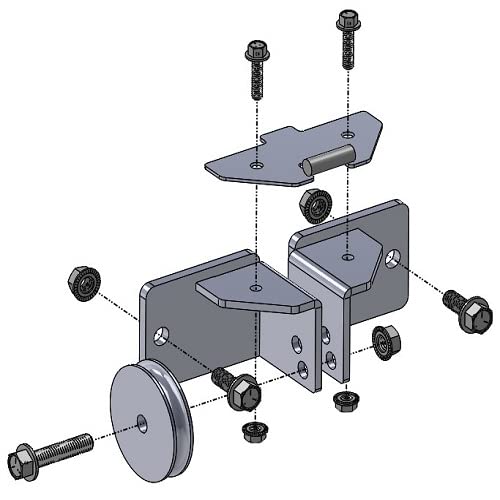 Motoalliance Denali Fairlead Plow Pulley Cable - Bolt Pattern 3 X 4.875 Inch