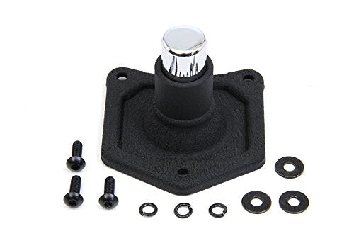 Rullo Cycles Black Solenoid Cover Starter Push Button
