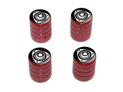 Graphics & More Rotary Rotor Engine Rx-8 Rx-7 - Tire Rim Valve Stem Caps - Red