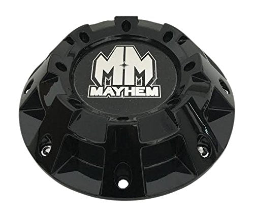 Mayhem Wheels Gloss Black Center Cap C108100B - Durable Metal Construction