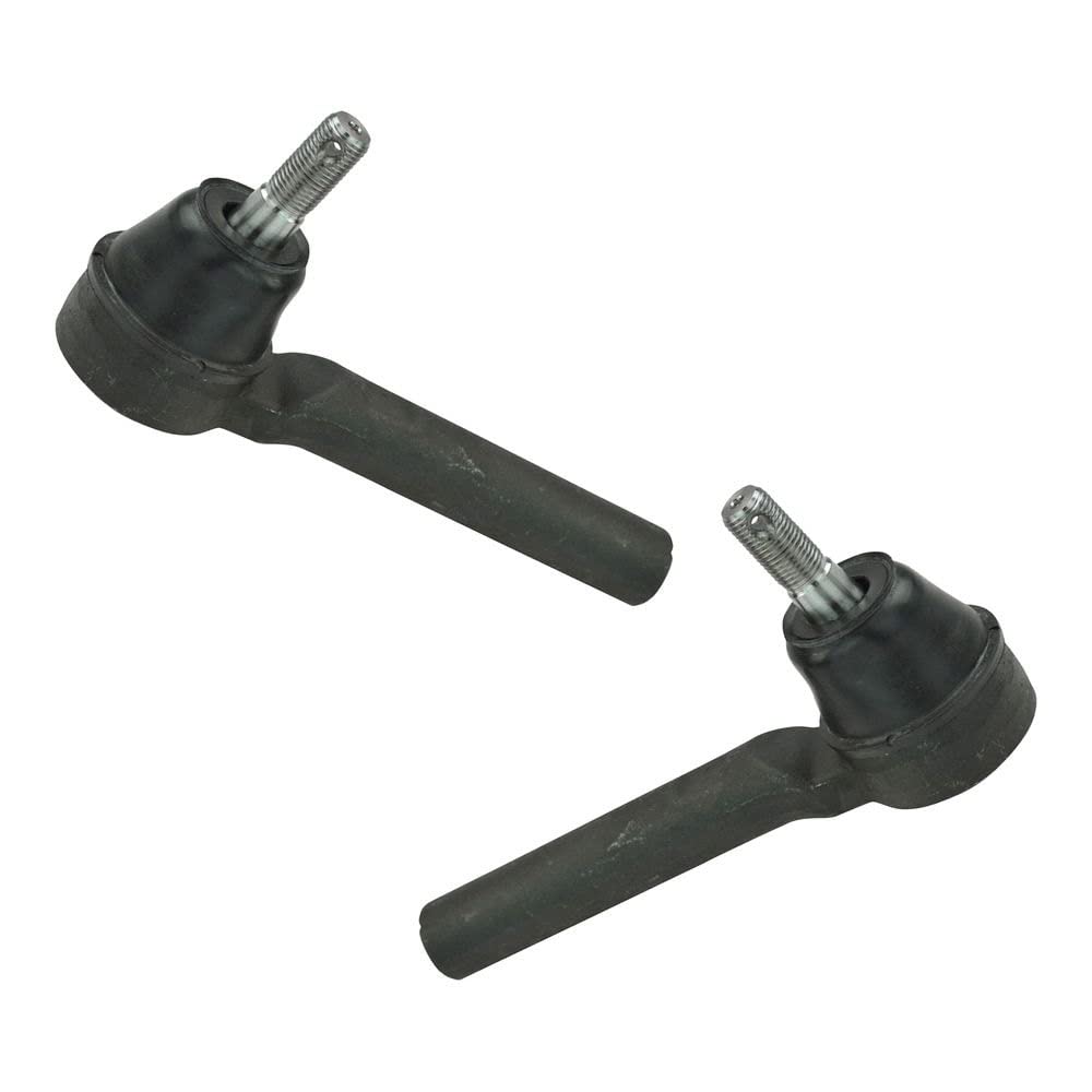 TRQ Front Outer Tie Rod Set Driver & Passenger Side Outer Compatible with 2008-2016 Chrysler Town & Country 2020 Voyager 2008-20