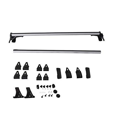 labwork Luggage Cargo Rack with 3 Kinds Clamp Universal 48 inch Car Top Roof Cross Bar