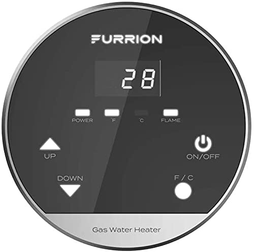 Furrion Rv Tankless Gas 60,000 Btu Water Heater - 18.11'' X 16.14'' White Door - 2.4 Gpm - Vortex Technology Steadies Temperatur