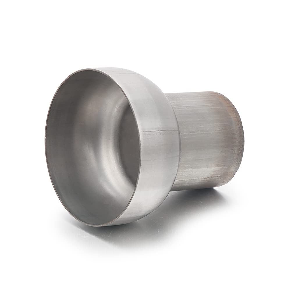 A-Karck Exhaust Adapter Connector 2.5'' Od To 4'' Od, Exhaust Pipe Reducer 4'' Overall Length 304 Stainless Steel