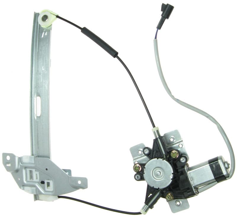 Trq Rear Right Power Window Regulator & Motor Assembly Passenger Side Compatible With 2000-2005 Chevrolet Impala