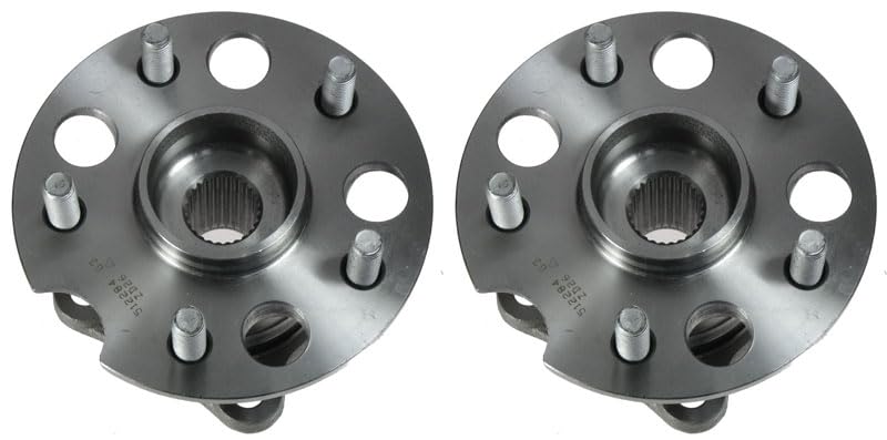 Trq Rear Wheel Hub Bearings Assembly Set Compatible With 2004-2006 Lexus Rx330 2007-2009 Rx350 2006-2008 Rx400H 2004-2013 Toyota