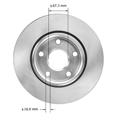 Bendix Premium Prt5904 Front Brake Rotor For Pontiac G8 2009-2008