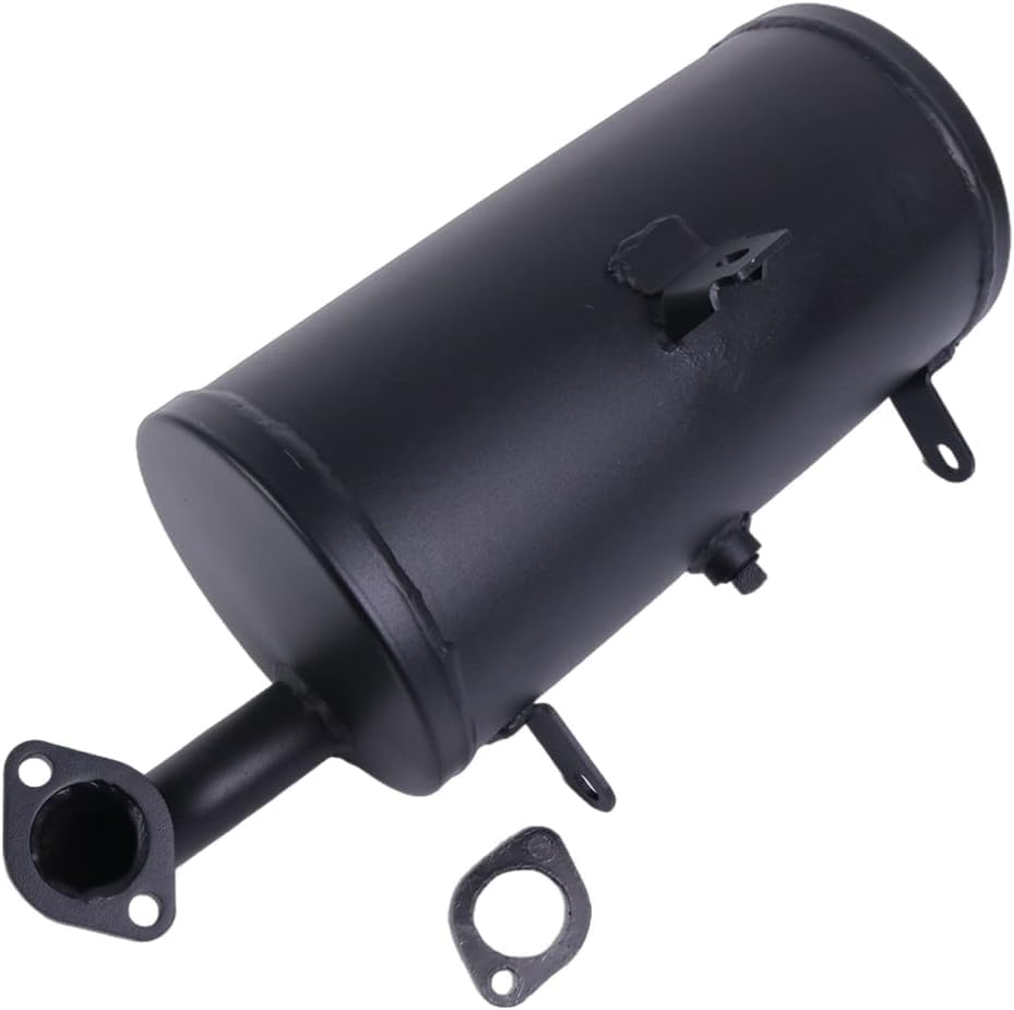 Chamixx Exhaust Assembly Muffler 18091-0235 18091-0487 with Gasket 11061-0132 Compatible with Kawasaki Mule 600 2X4 610 4X4 SX K