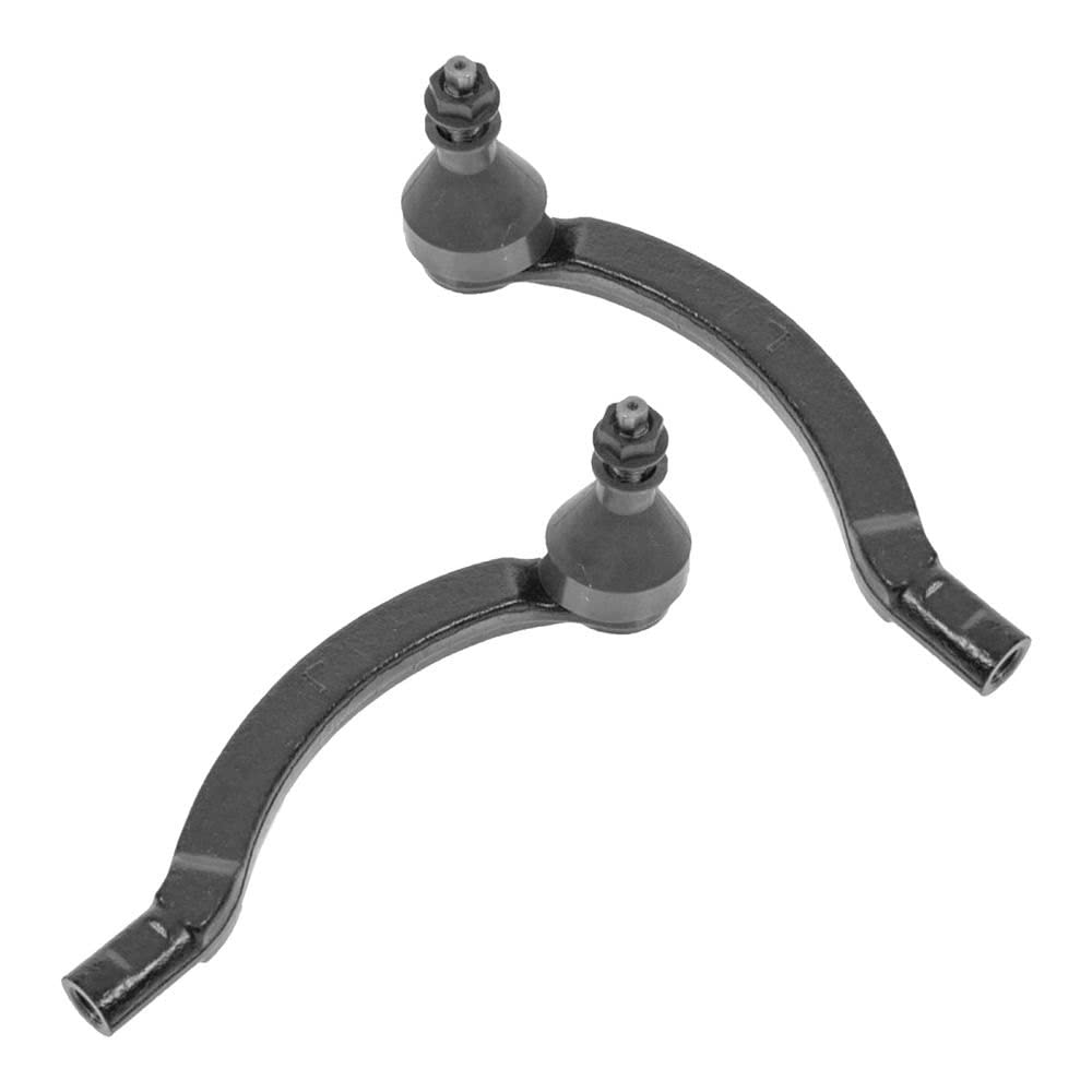 Trq Front Outer Tie Rod Set Compatible With 2001-2009 Volvo S60 2000-2006 S80 2001-2007 V70