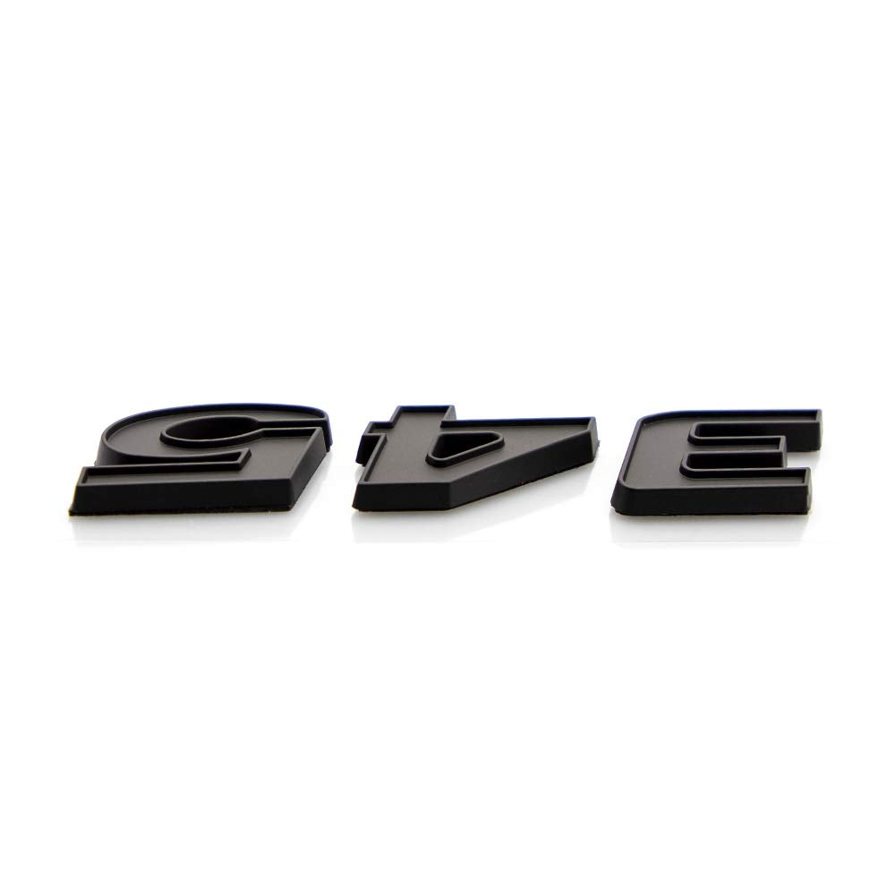 2Pcs 345 Emblems 3D Nameplate Premium Car Badge Decal Replatement For Challenger Chrysle 300C (Black)
